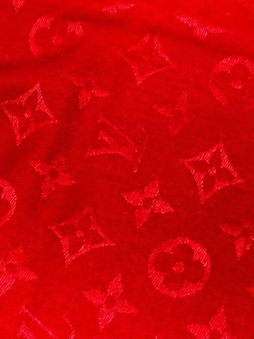 LOUIS VUITTON Shawl Monogram M72237 Pomme d'Amour Unconfirmed Scarf